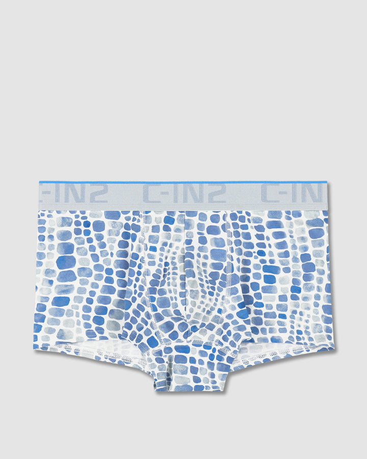 C-IN2 Screenshot Trunk in crocodile blue – limited edition men's graphic print trunk underwear