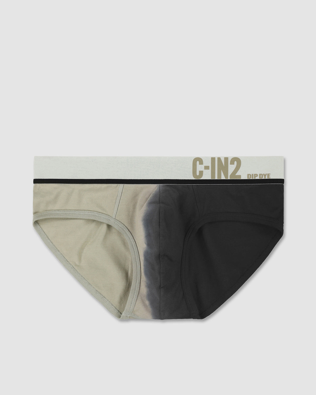 C-IN2 Dip Dye Low Rise Brief in sandstone beige – men's two-tone gradient cotton low rise brief