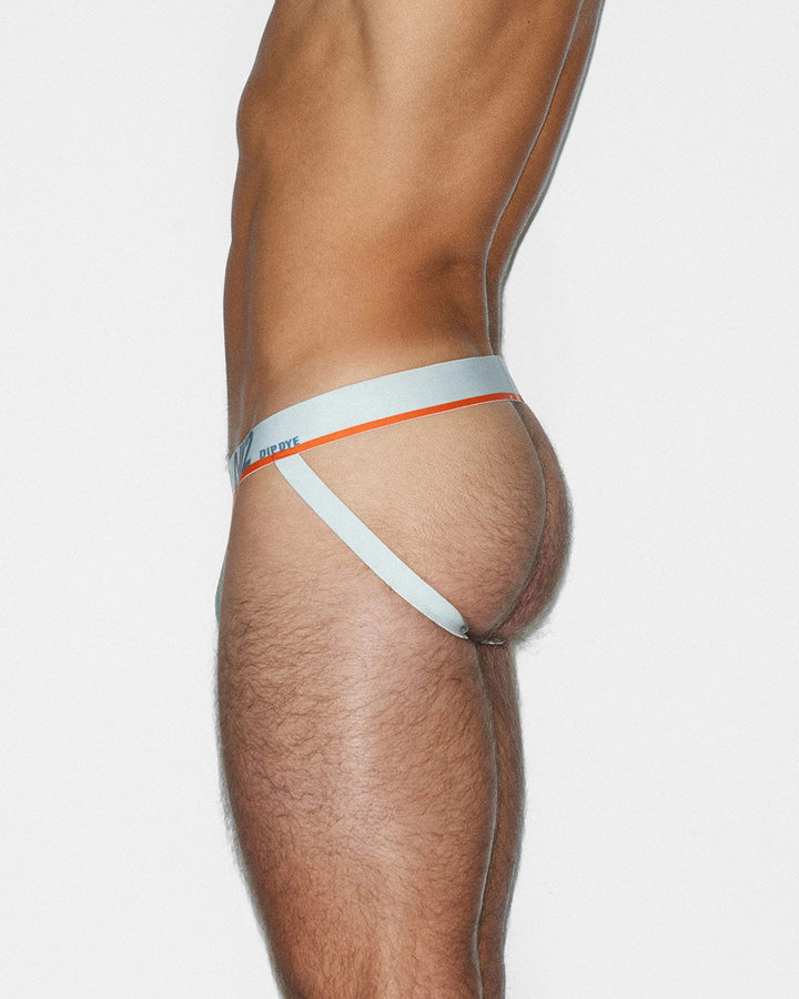 C-IN2 Dip Dye Jock in goldfish orange – men's two-tone gradient cotton jockstrap