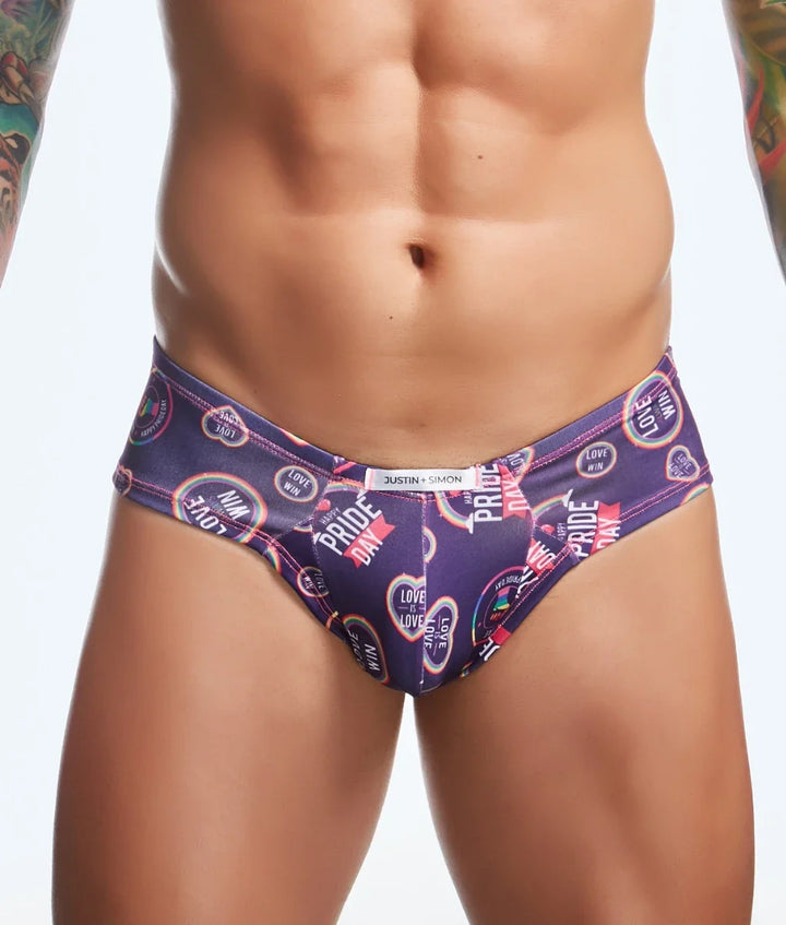 Justin+Simon Cheeky Hot Pants Fun Prints Men's Boyshort – men's boyshorts