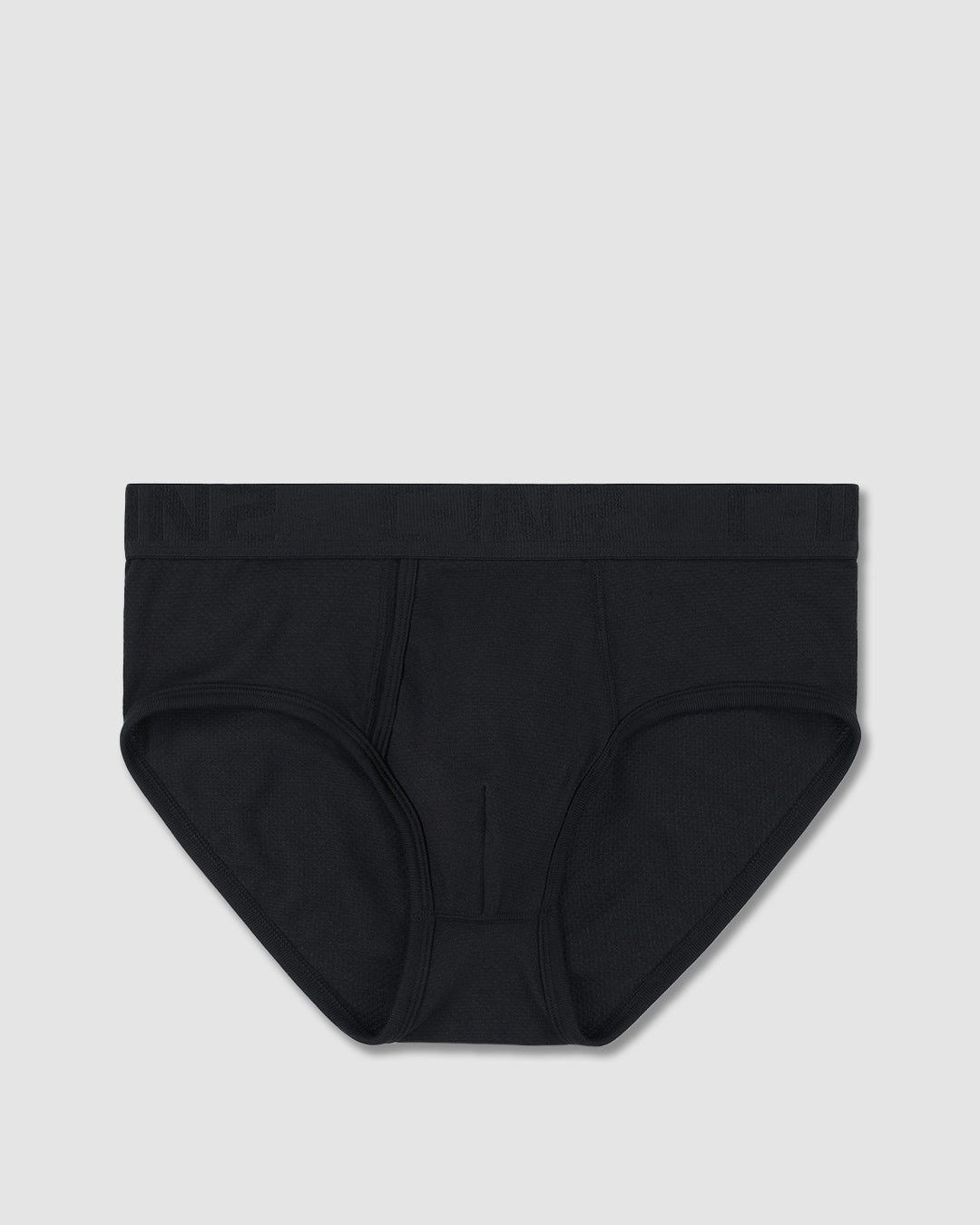 C-IN2 Flex Fly Front Brief in black – men's cotton-modal mesh brief with fly front