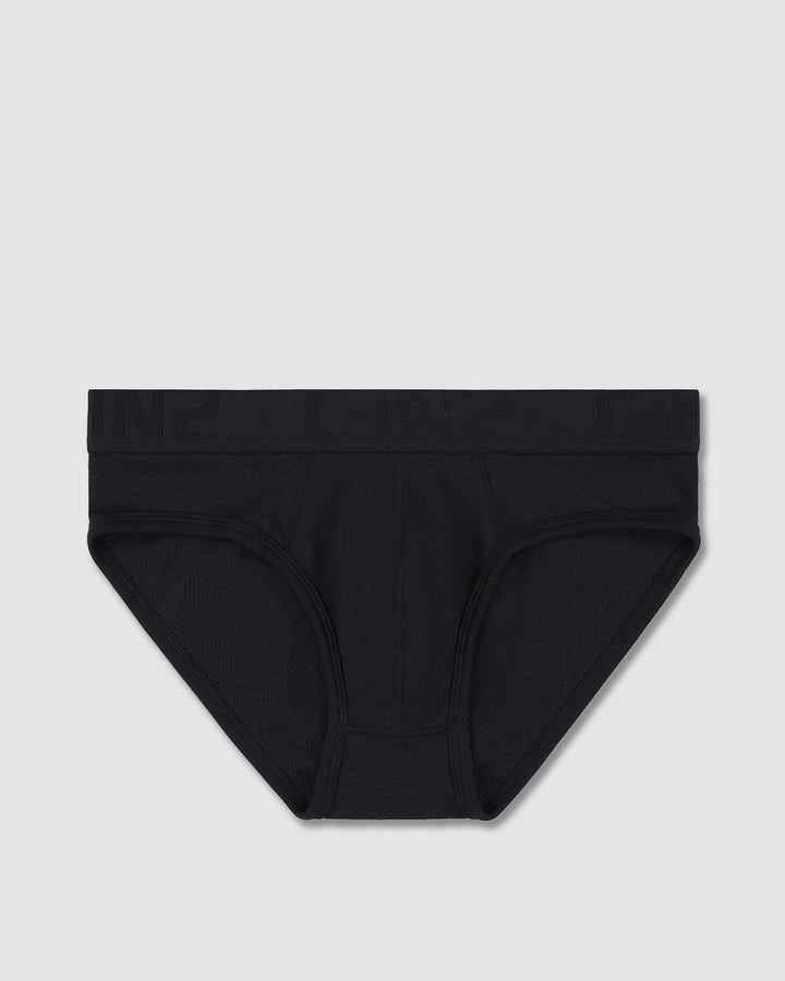 C-IN2 Flex Low Rise Brief in black – men's cotton-modal mesh low rise brief