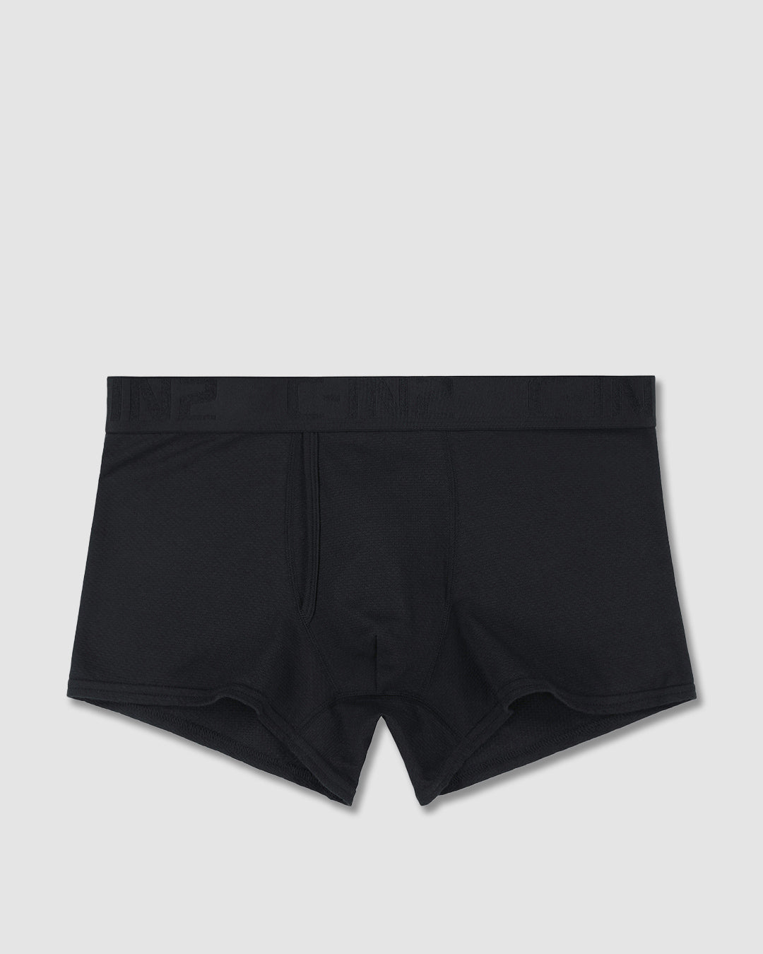 C-IN2 Flex Trunk in black – men's cotton-modal mesh trunk underwear