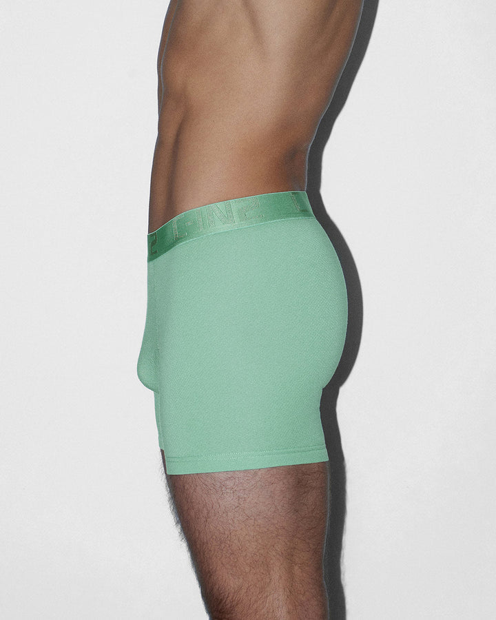 C-IN2 Flex Boxer Brief 5 inch inseam in sage green – men's lightweight cotton-modal boxer brief