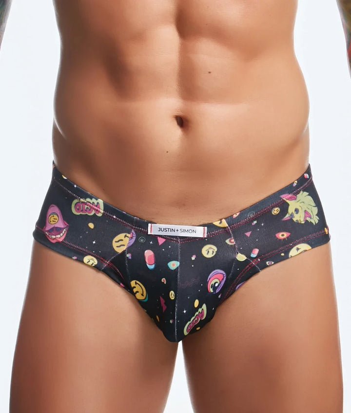 Justin+Simon Cheeky Hot Pants Fun Prints Men's Boyshort – men's boyshorts
