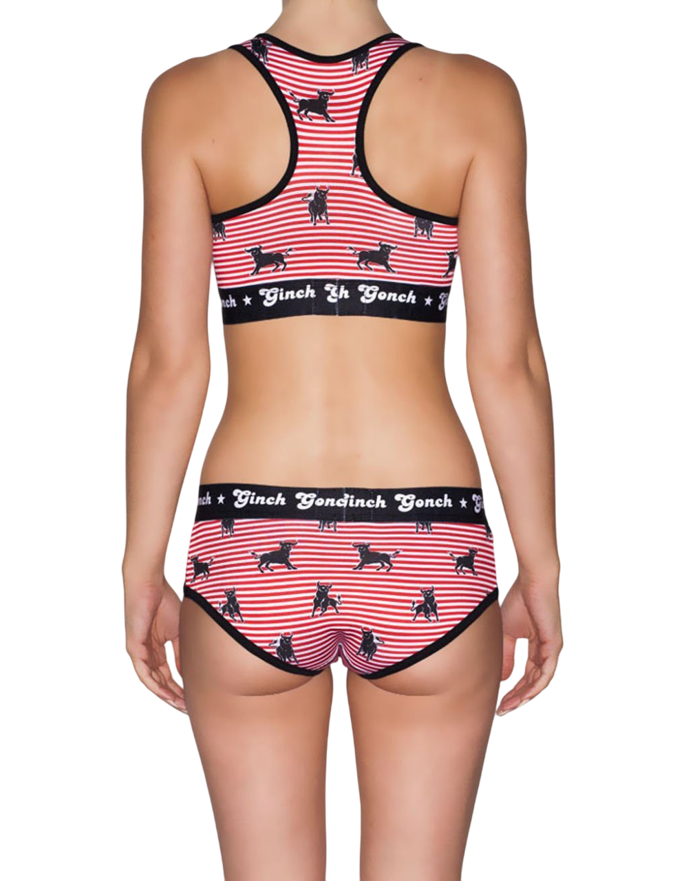 Ginch Gonch Women's Wild Bulls Boyfriend Briefs