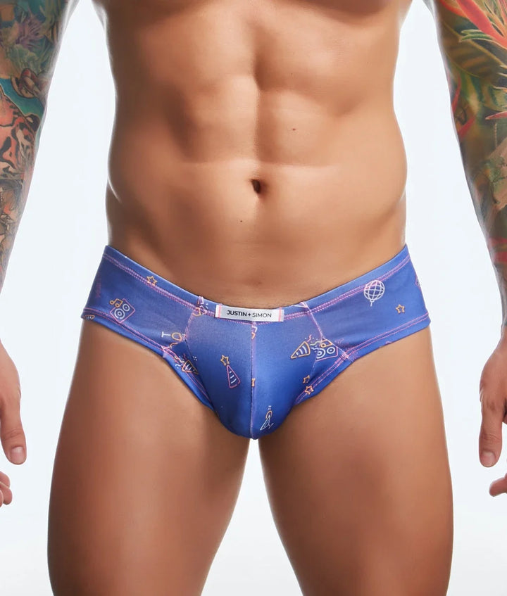 Justin+Simon Cheeky Hot Pants Fun Prints Men's Boyshort – men's boyshorts