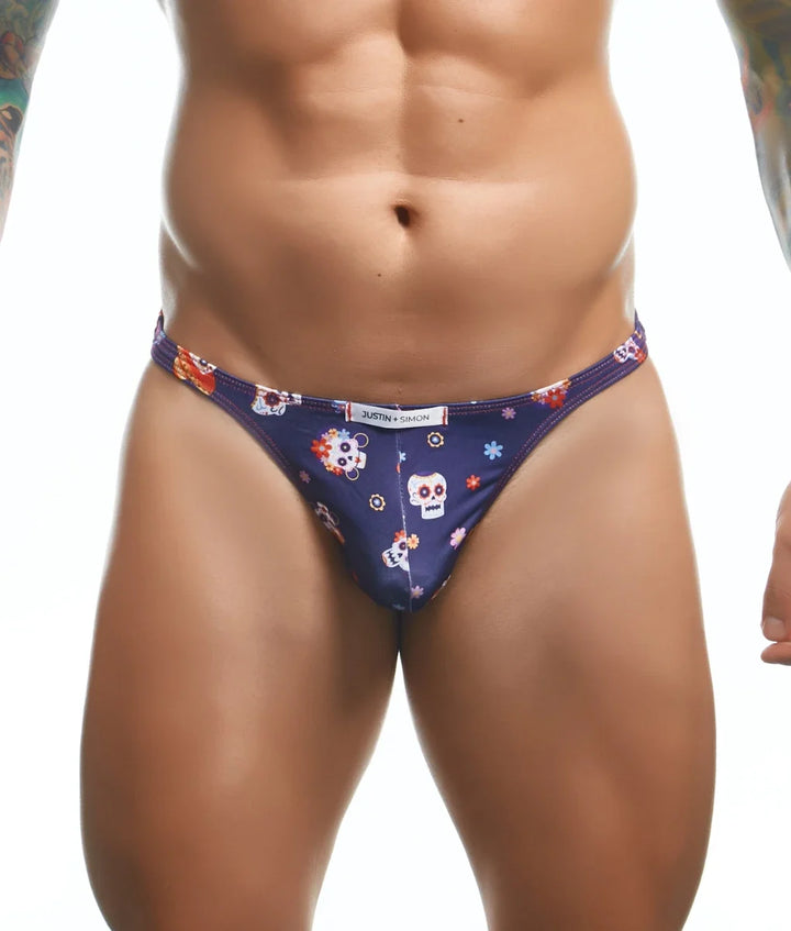 Justin+Simon Classic Thong Fun Prints Men's Thong – men's thongs