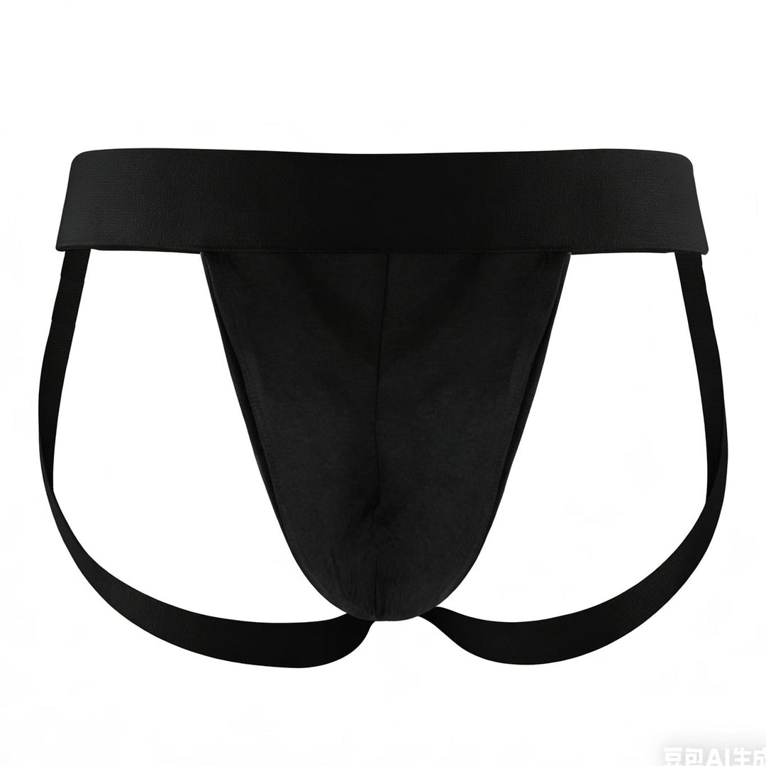 HisJock Snap Jock 2.0 in black – men's snap release removable pouch jockstrap