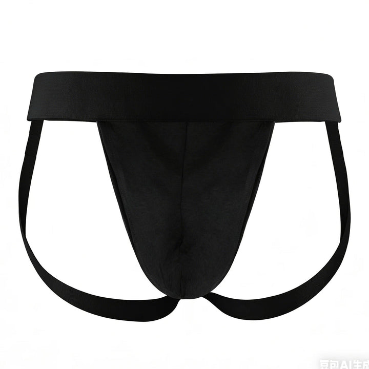 HisJock Snap Jock 2.0 in black – men's snap release removable pouch jockstrap