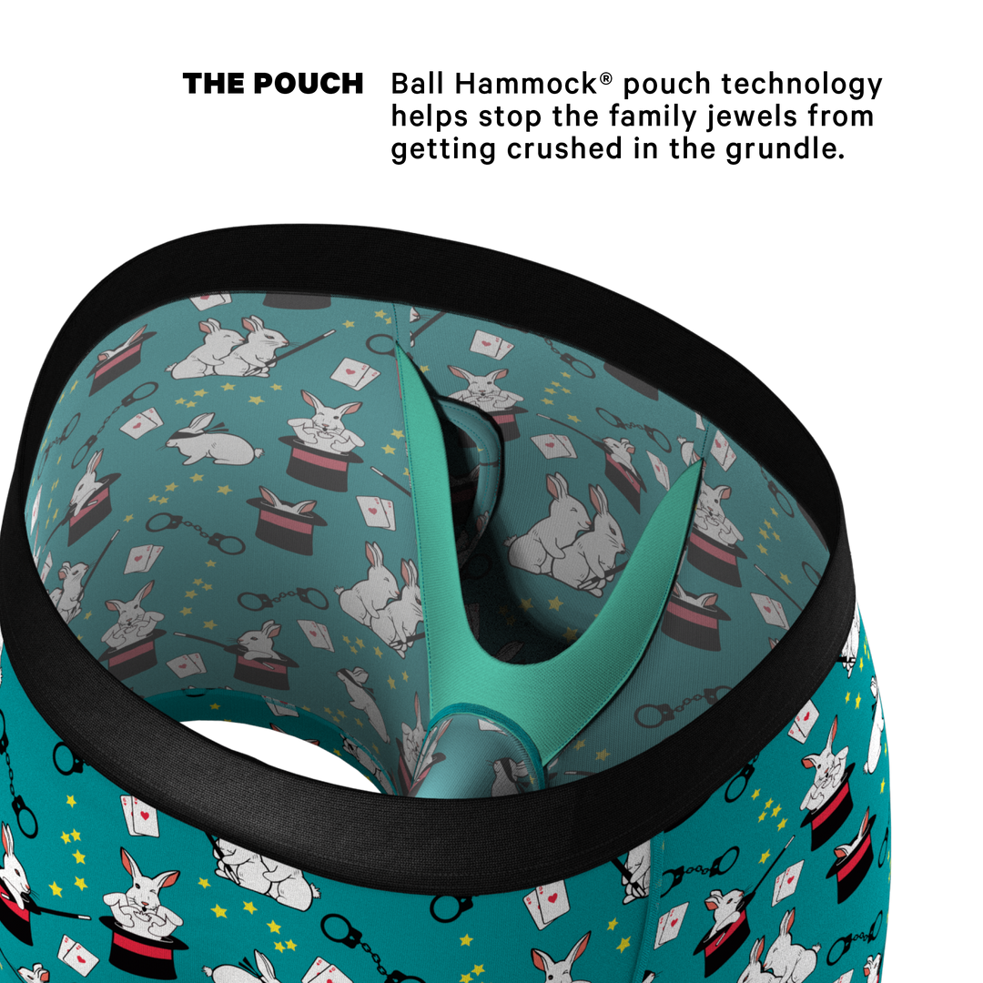 AbracaDoMe Magic Bunny Ball Hammock® Pouch Underwear With Fly