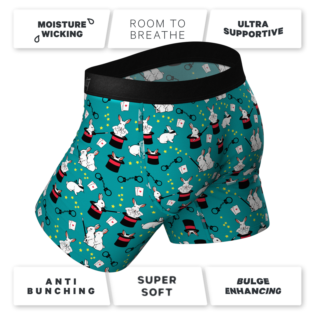 AbracaDoMe Magic Bunny Ball Hammock® Pouch Underwear With Fly