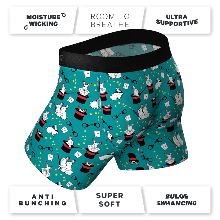 AbracaDoMe Magic Bunny Ball Hammock® Pouch Underwear With Fly