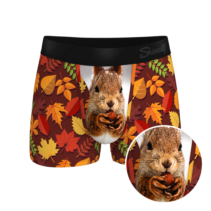 Shinesty "The Acorn Hoard" Squirrel Ball Hammock® Pouch Trunks Underwear