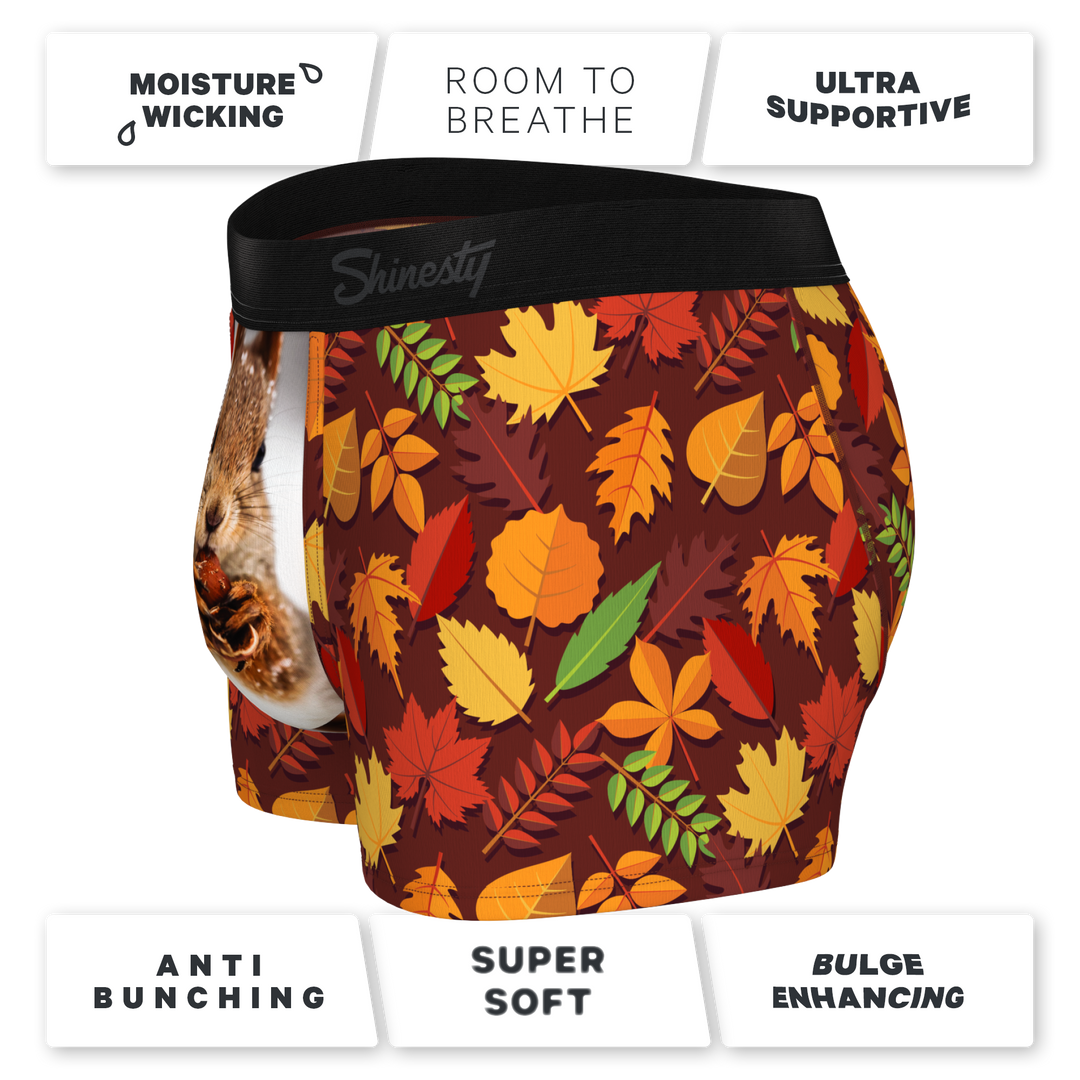 Shinesty "The Acorn Hoard" Squirrel Ball Hammock® Pouch Trunks Underwear