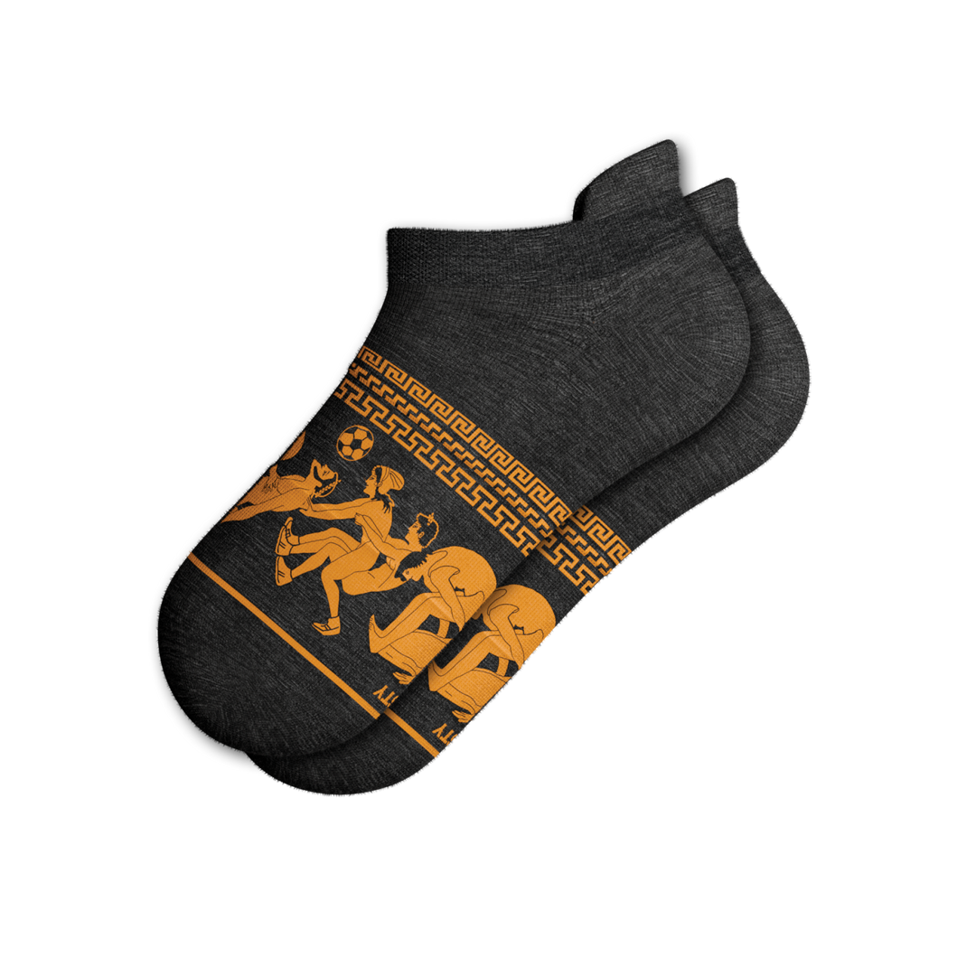 The Ancient Twister | Vase Heel Hammock™ Ankle Socks