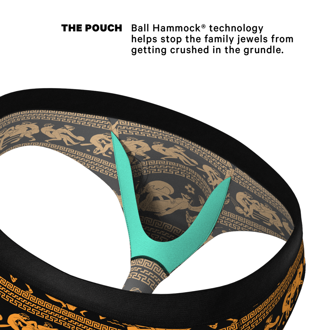 The Ancient Twister Vase Ball Hammock® Briefs - Shinesty Funny Pouch Underwear