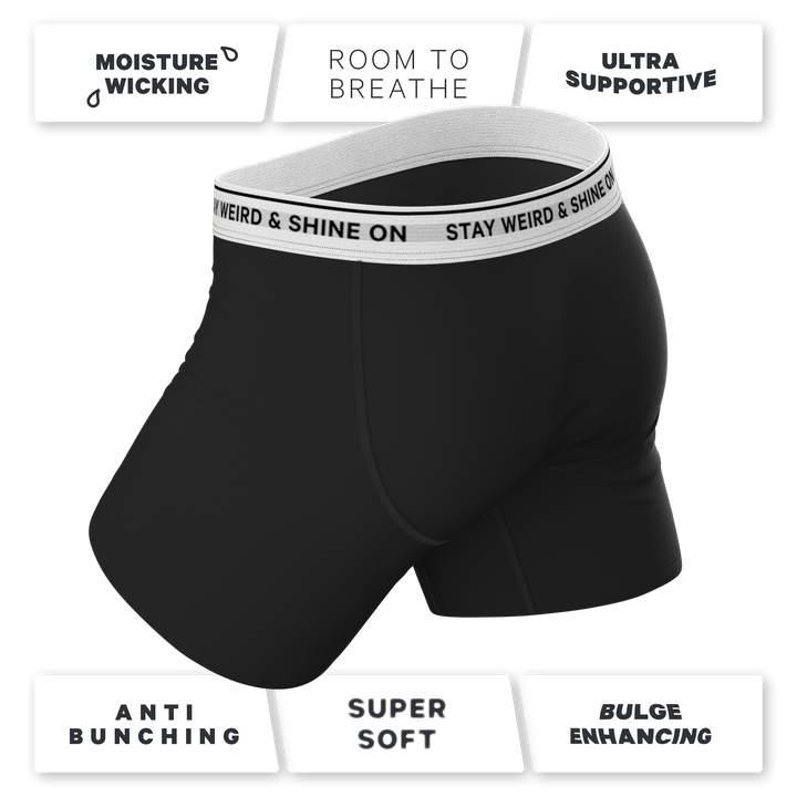 Shinesty "The Anthem" Black Ball Hammock® Pouch Underwear With Fly