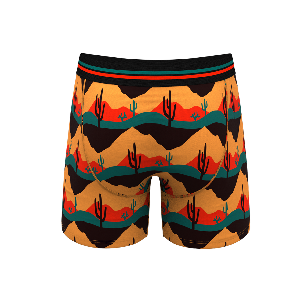 The Arizona Dawn Boxer Briefs | Desert Scene Ball Hammock® Pouch with Fly