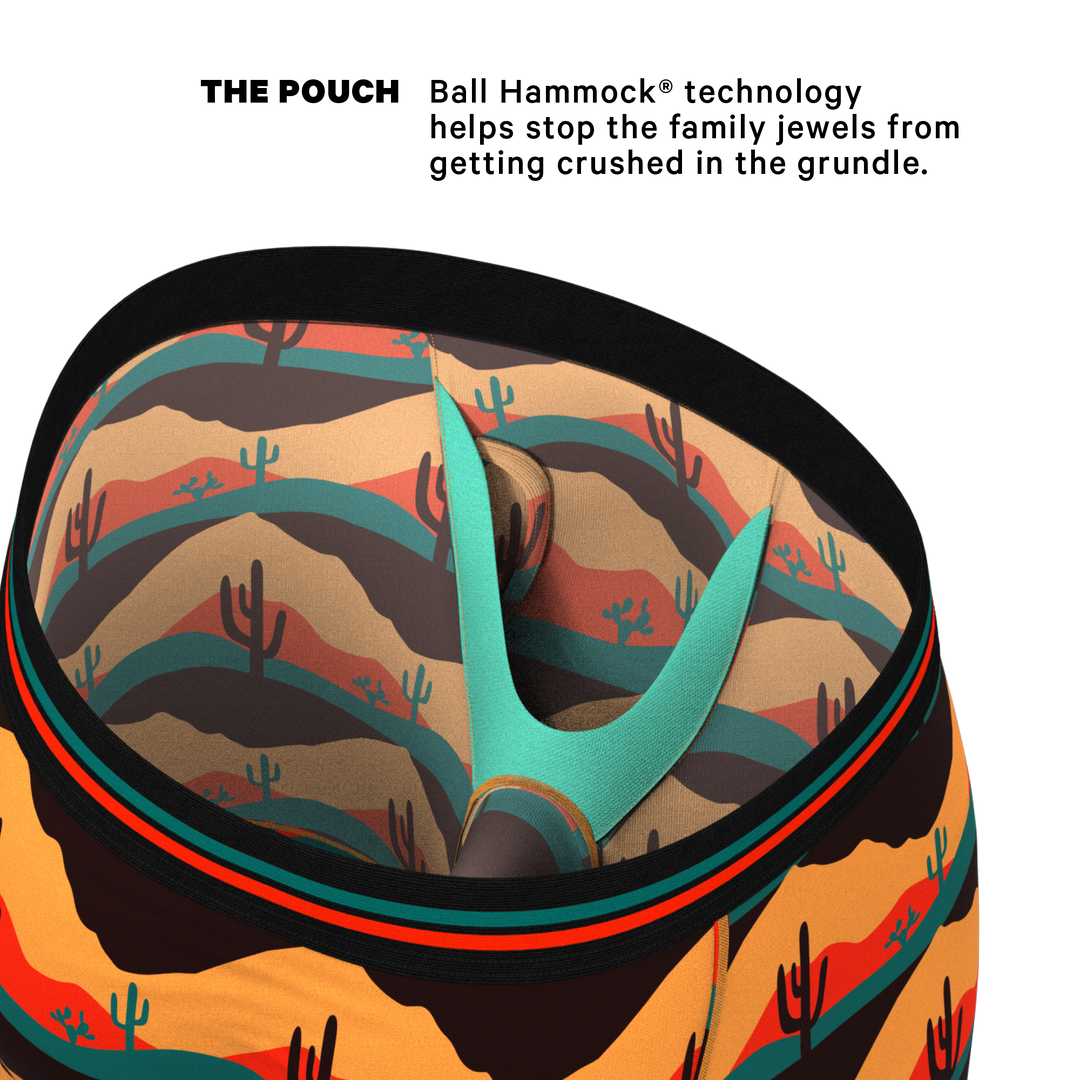 Shinesty "The Arizona Dawn" Desert Scene Long Leg Ball Hammock® Pouch Underwear