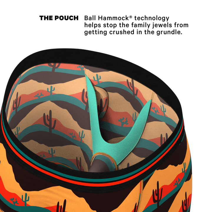 Shinesty "The Arizona Dawn" Desert Scene Long Leg Ball Hammock® Pouch Underwear