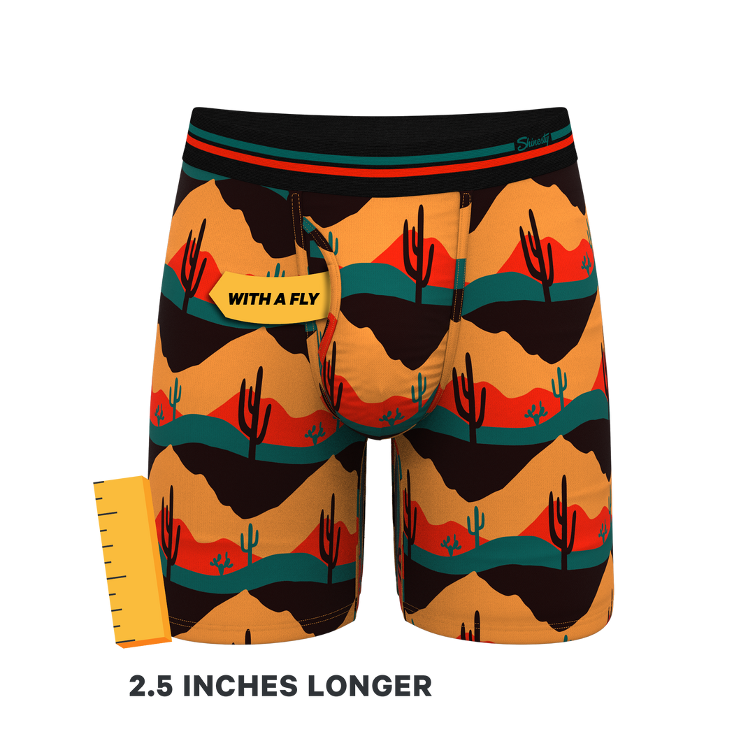 Shinesty "The Arizona Dawn" Desert Scene Long Leg Ball Hammock® Pouch Underwear