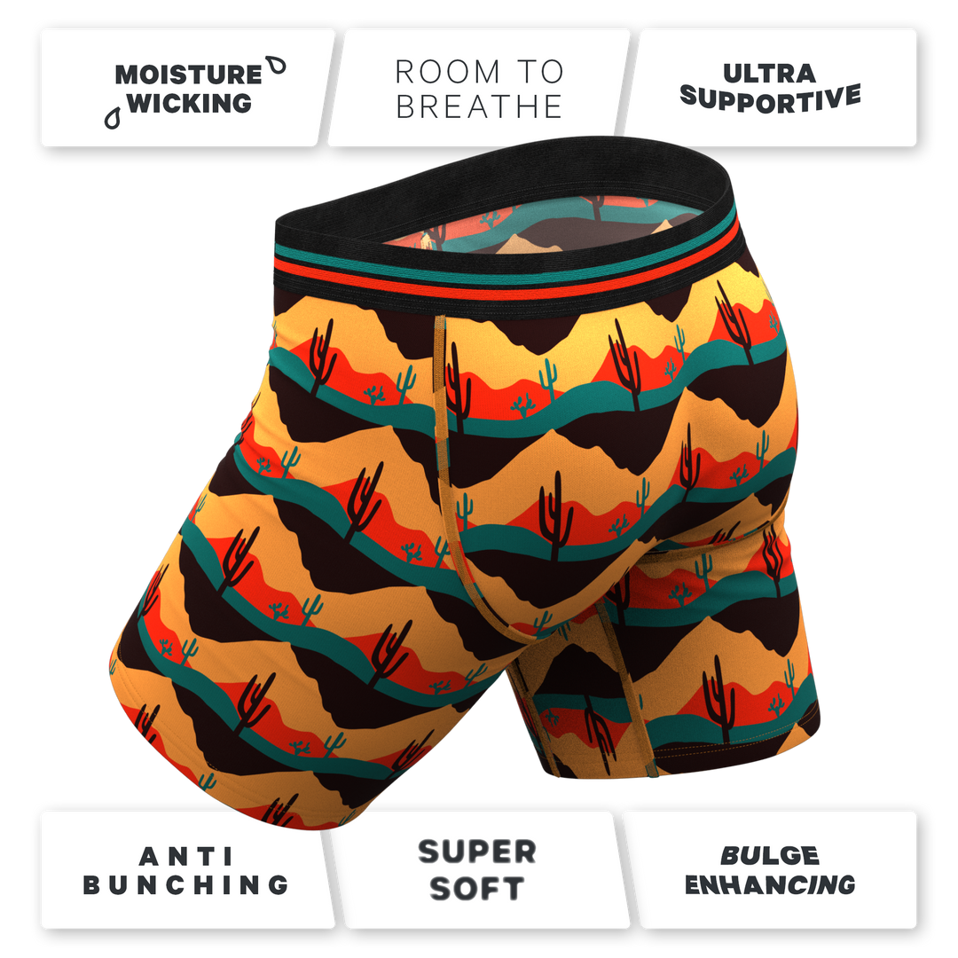 Shinesty "The Arizona Dawn" Desert Scene Long Leg Ball Hammock® Pouch Underwear