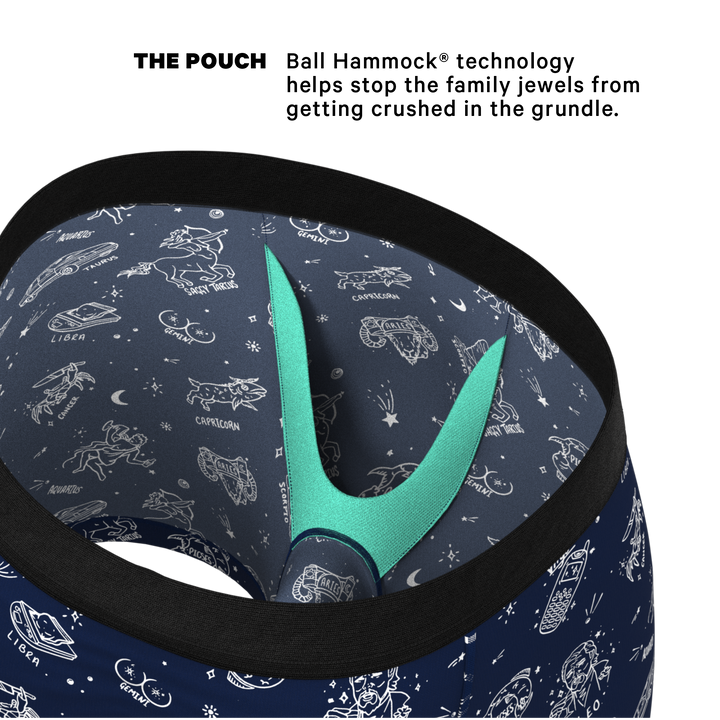 Shinesty The Astrology Major Glow in the Dark Zodiac Ball Hammock® Pouch Boxer Brief