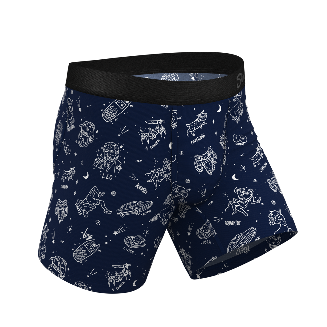 Shinesty The Astrology Major Glow in the Dark Zodiac Ball Hammock® Pouch Boxer Brief