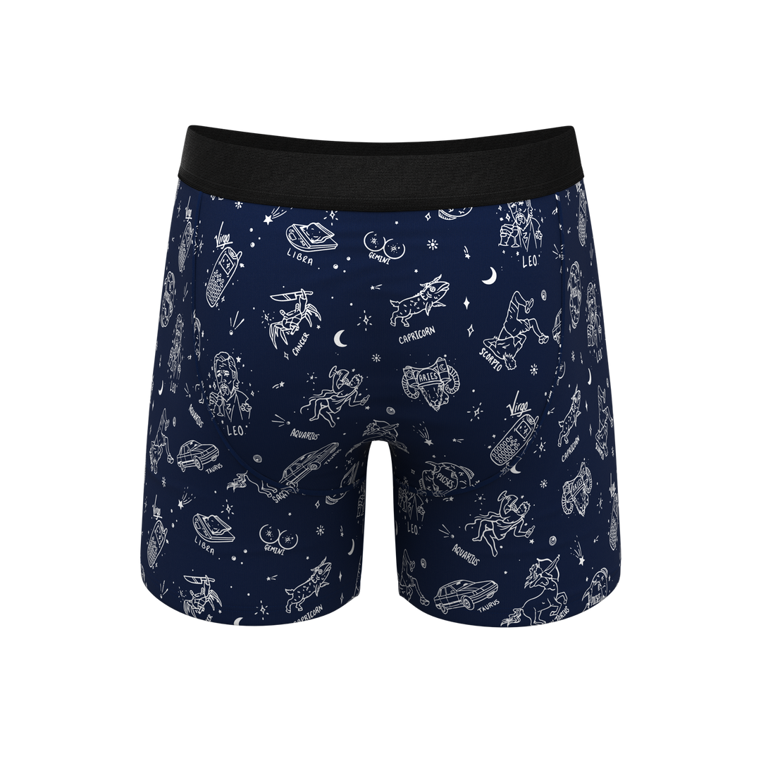 Shinesty The Astrology Major Glow in the Dark Zodiac Ball Hammock® Pouch Boxer Brief