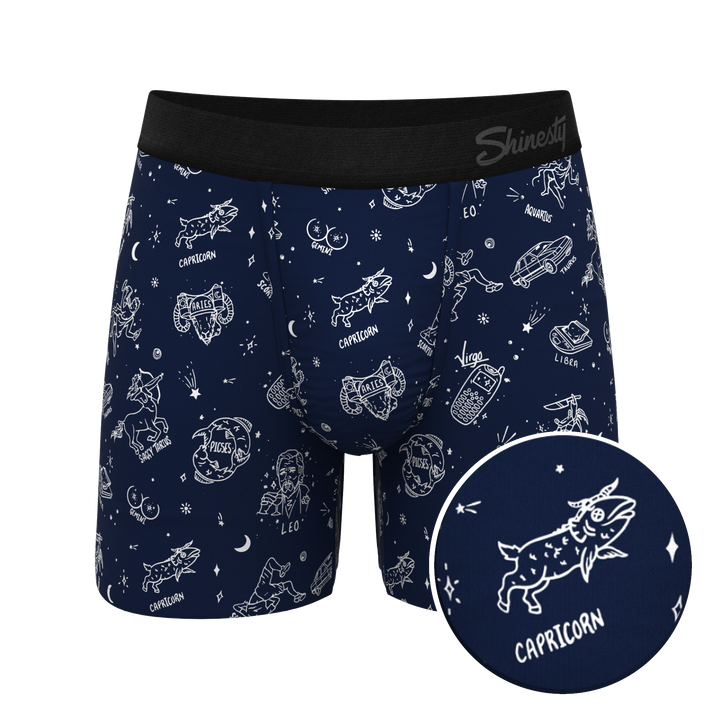 Shinesty The Astrology Major Glow in the Dark Zodiac Ball Hammock® Pouch Boxer Brief
