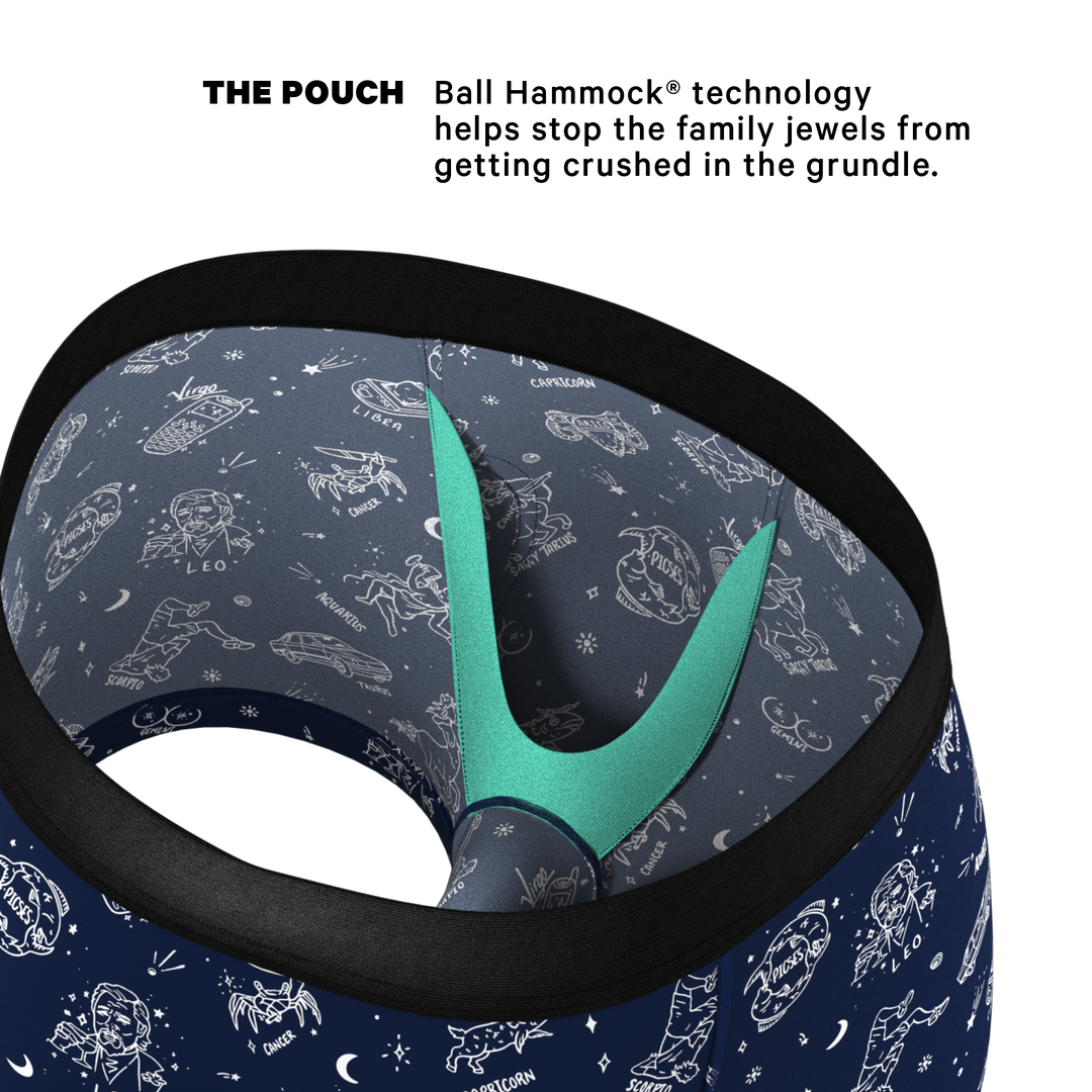 Astrology Major: Glow in the Dark Zodiac Ball Hammock® Pouch Trunks (No Fly)