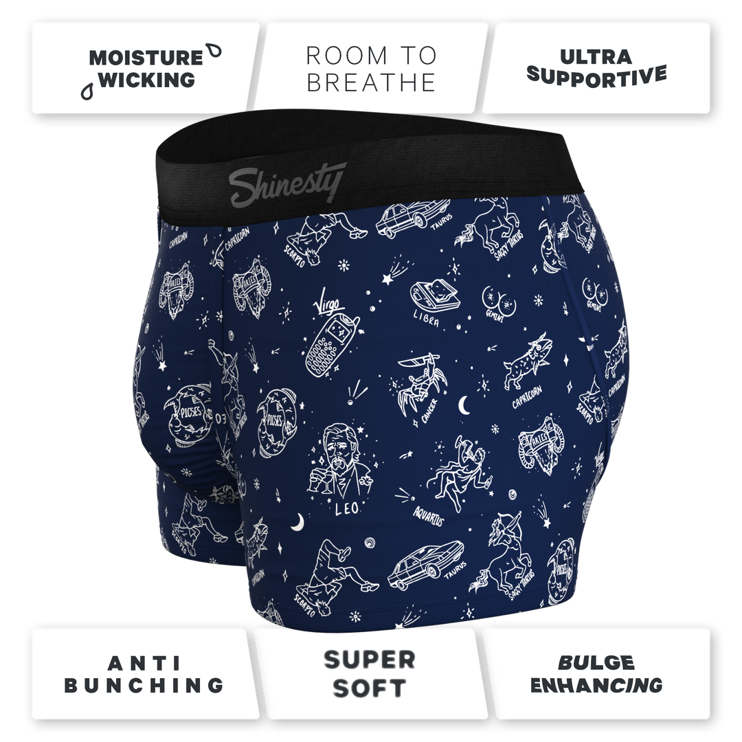 Astrology Major: Glow in the Dark Zodiac Ball Hammock® Pouch Trunks (No Fly)