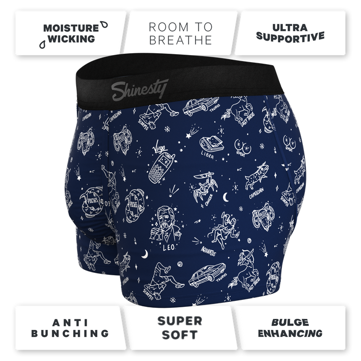 Astrology Major: Glow in the Dark Zodiac Ball Hammock® Pouch Trunks (No Fly)