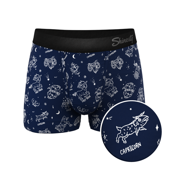 Astrology Major: Glow in the Dark Zodiac Ball Hammock® Pouch Trunks (No Fly)