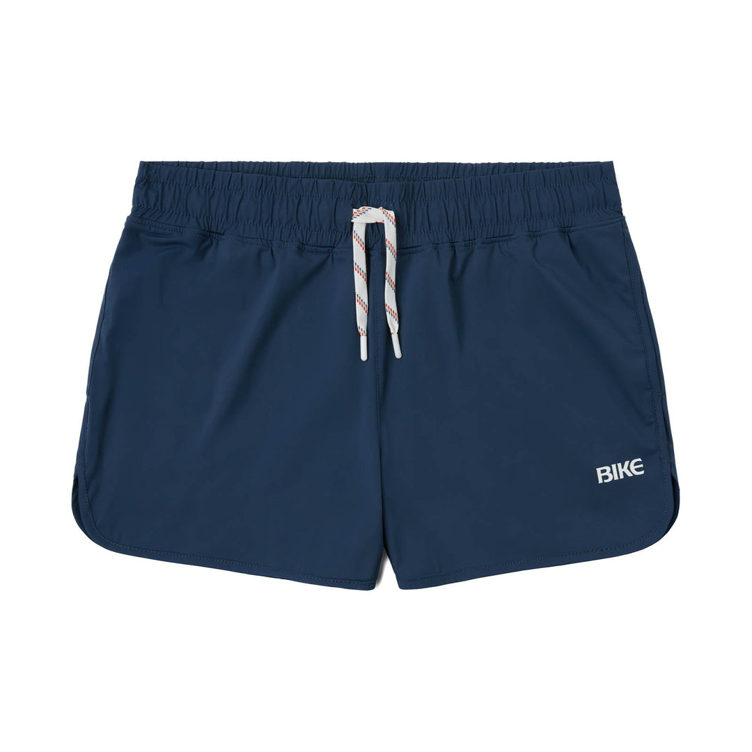 BIKE Athletic Track Short in navy – 4-way stretch moisture-wicking performance short