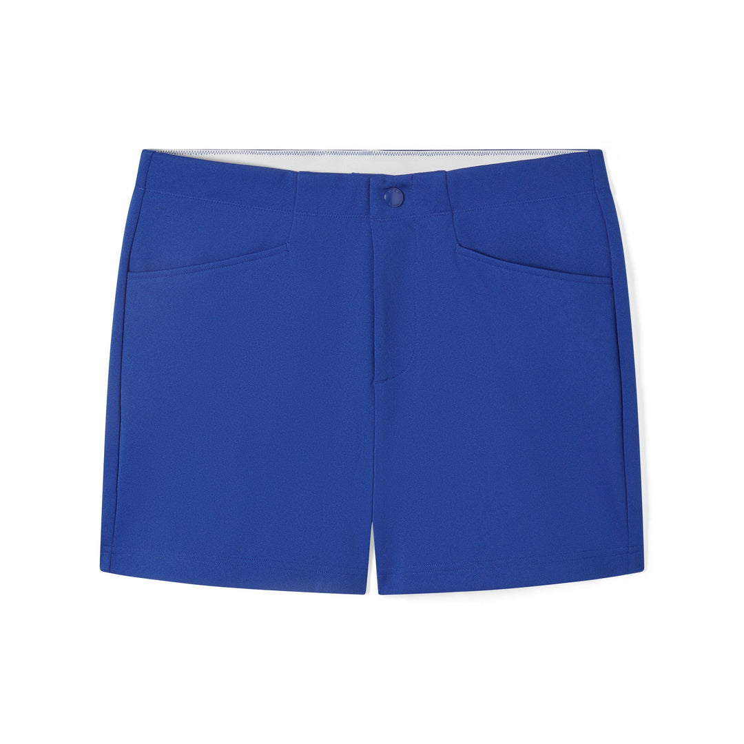 BIKE Athletic Coaches Short 5 inch in royal blue – snap-button retro athletic heritage short
