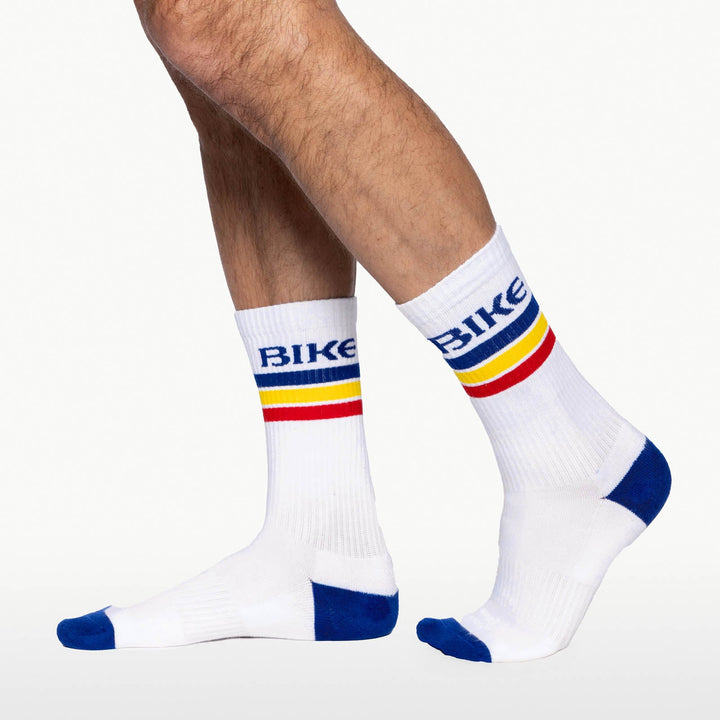 BIKE Athletic crew socks – heritage branding classic performance athletic socks