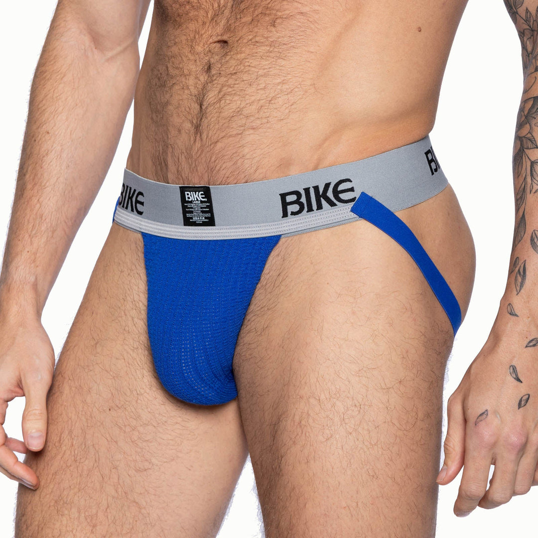 BIKE Athletic Classic Jockstrap – Men’s Royal Blue Athletic Supporter with Moisture-Wicking Pouch