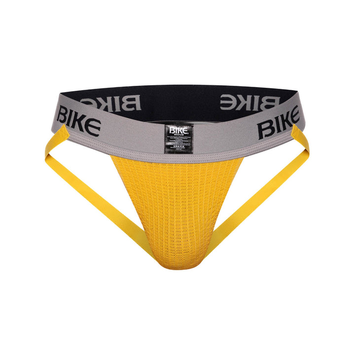 BIKE Athletic Classic Jockstrap – Men’s Heritage Performance Supporter in Bold Yellow