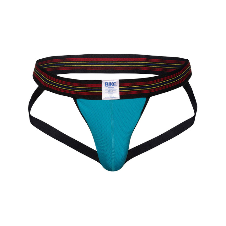 BIKE Athletic Mesh Jockstrap – Breathable Men's Performance Supporter in Teal