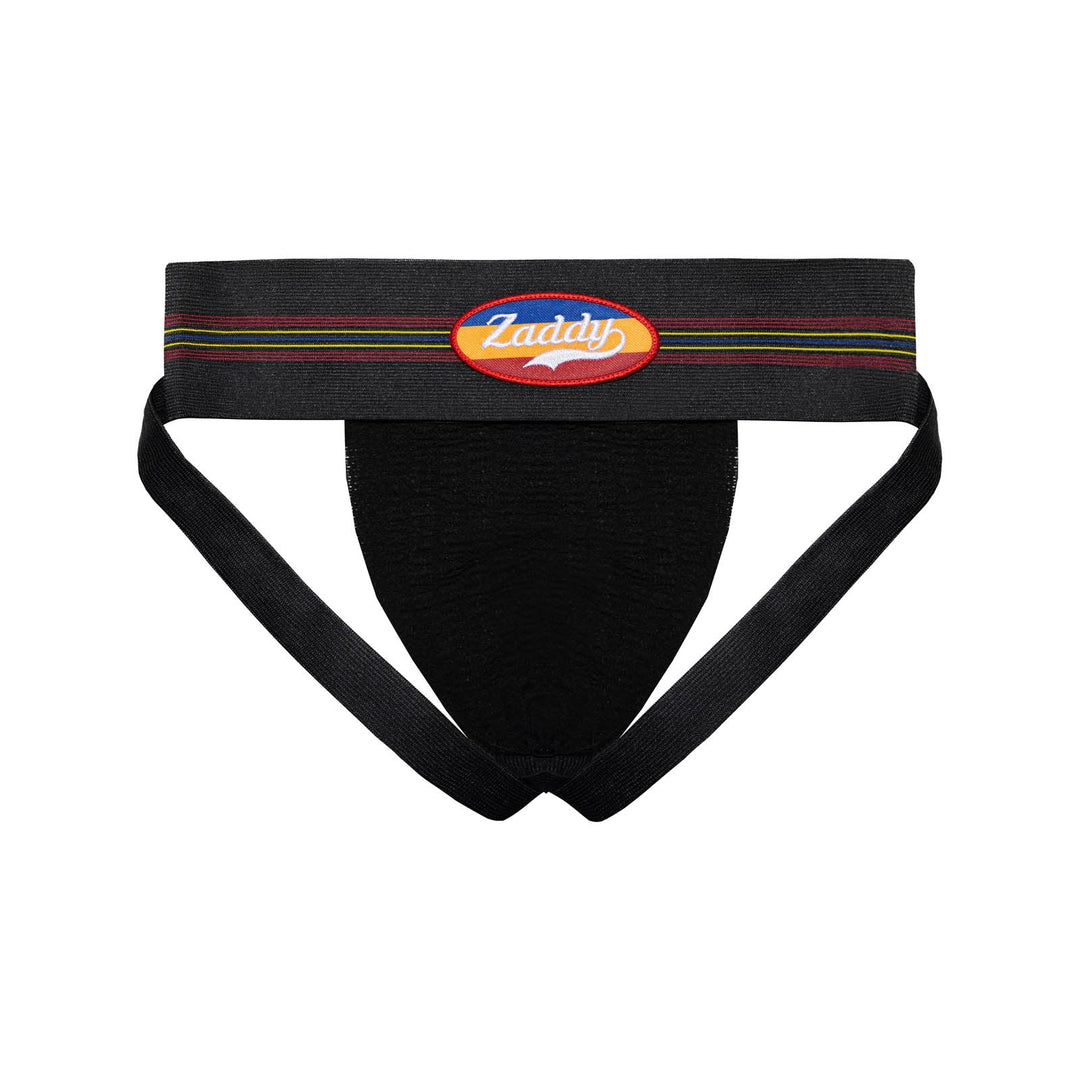 BIKE Athletic Original #10 Jockstrap – Men's Retro Performance Supporter with 3" Waistband in Black