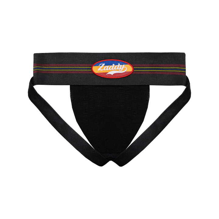 BIKE Athletic Original #10 Jockstrap – Men's Retro Performance Supporter with 3" Waistband in Black