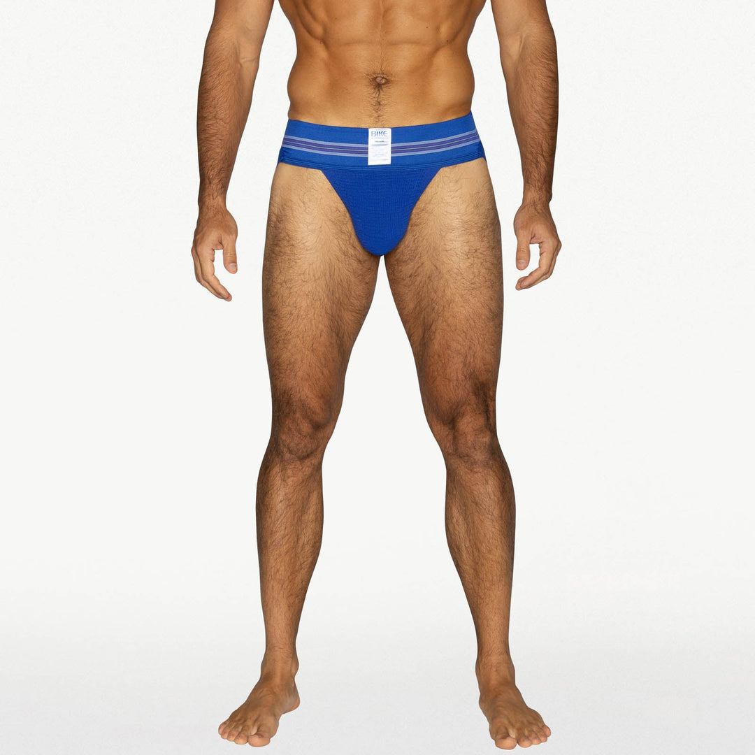 BIKE Athletic Original #10 Jockstrap – Men’s Classic Retro Support Jock in Royal Blue