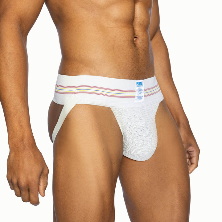 BIKE Athletic Original #10 Jockstrap – Men's Retro Performance Supporter with 3" Waistband
