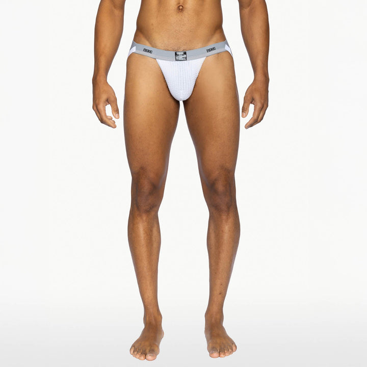 BIKE Athletic Swimmer Jockstrap - Low-Rise Performance Jock with Skinny Waistband