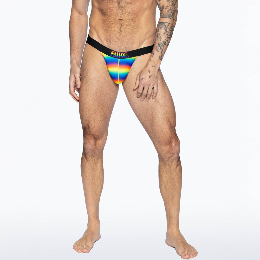 BIKE Athletic Pride Jockstrap - Rainbow Limited Edition Performance Jock
