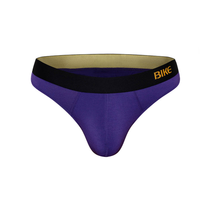 BIKE Athletic Active Thong – Ultra-Soft Modal Performance Men's Thong in Purple
