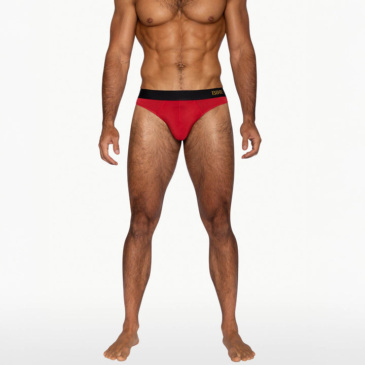 BIKE Athletic Active Thong – High-Performance Men’s Modal Thong in Vibrant Red