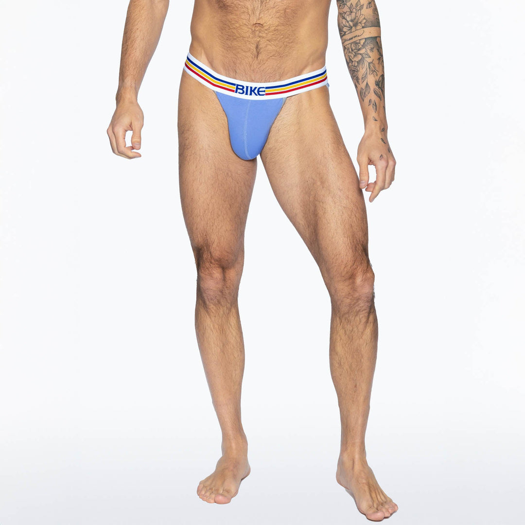 BIKE Athletic Stretch Cotton Jock Brief – Men’s Improved Support Underwear in Vibrant Purple